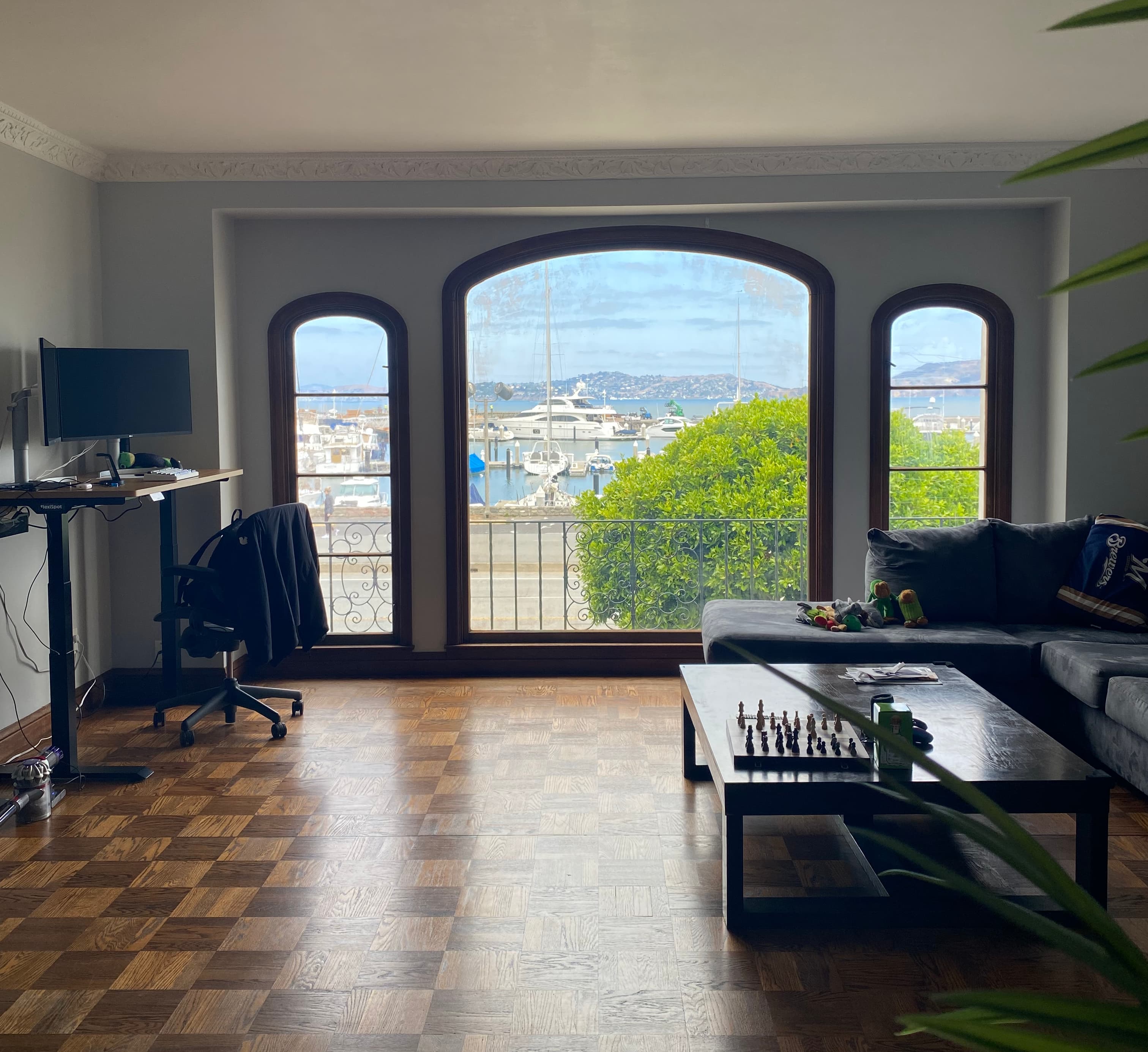 The Marina View from the Hackerhouse